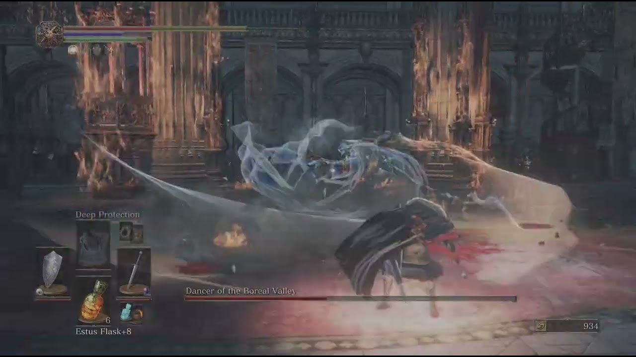 DARK SOULS III ( Dancer of Boreal valley Boss fight)