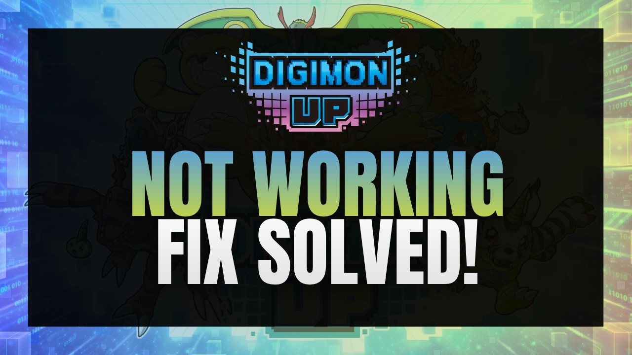 Digimon Up NOT WORKING? ❌ Quick Fix to Repair it ✅ Digimon Up Not Loading or Crashing! 🚀