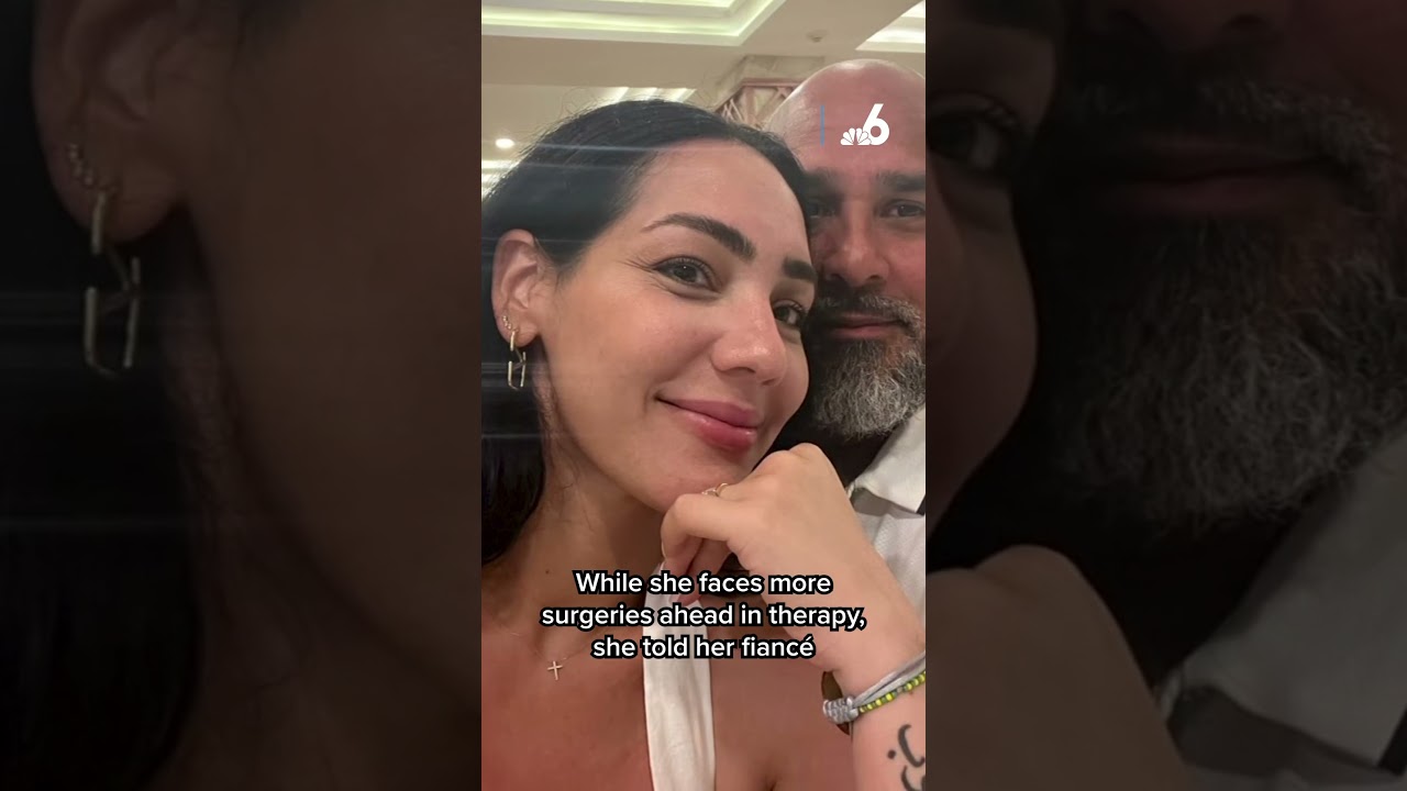 Woman fighting traumatic burn injuries marries love of her life at FL hospital