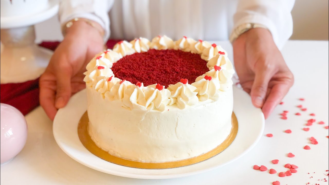 ابهري عائلتكي بكعكة الريد فلفيت الرائعة شكلا و مذاقاً  ♥️ Red velvet cake moelleux, bon et beau