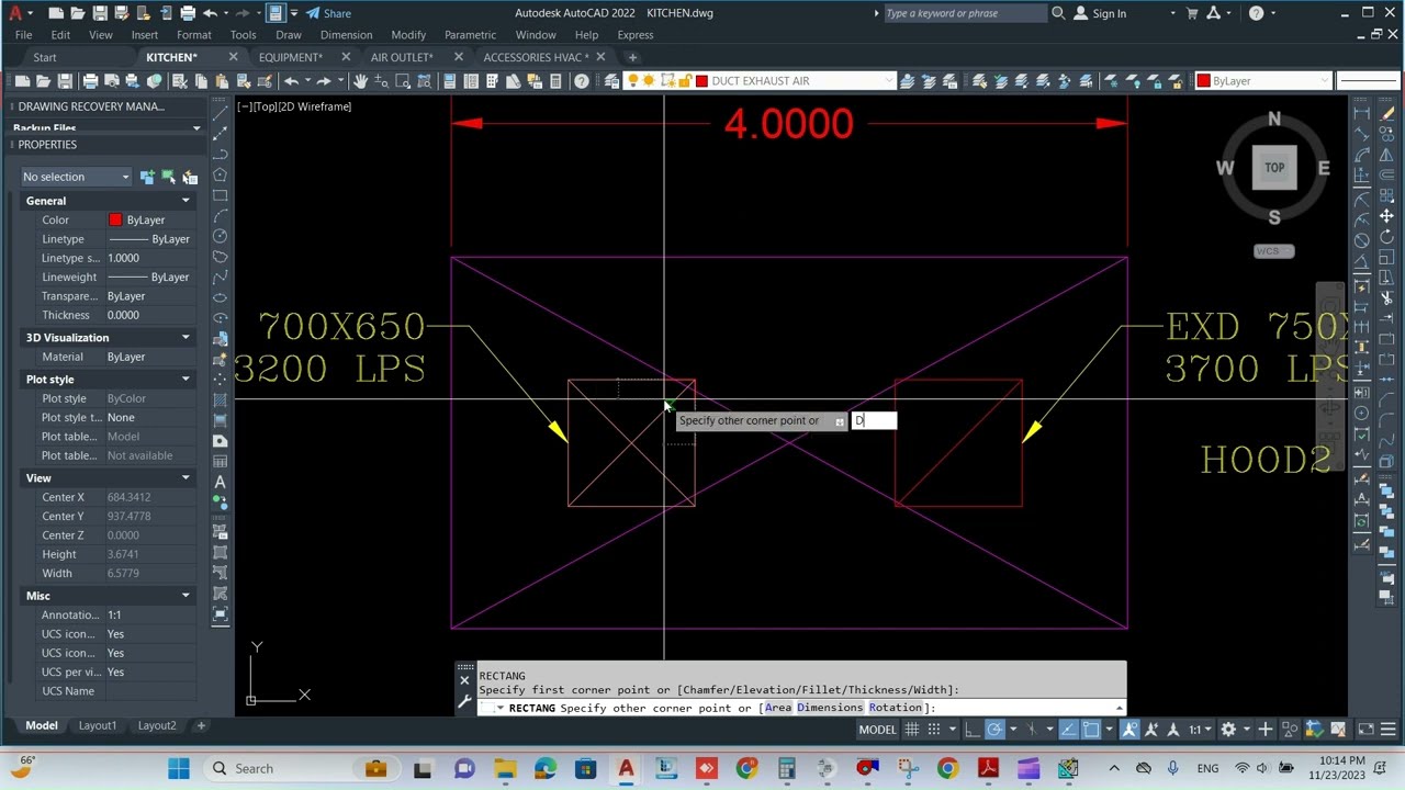 KITCHEN VENTILATION DESIGN - HOOD SIZING DESIGN
