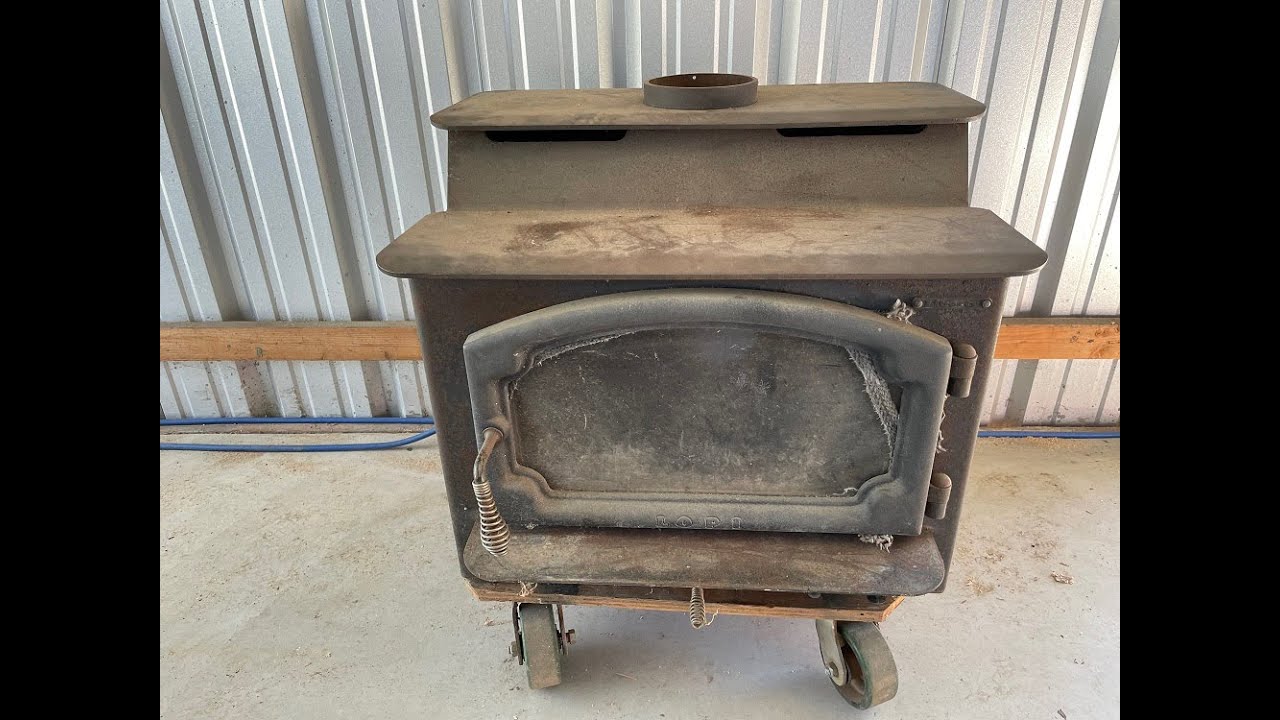 Lopi Liberty Wood Stove Fireplace Refurbish and Rebuild