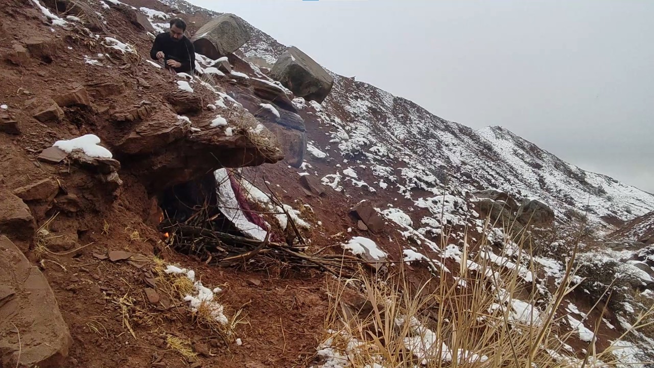 Snow Camping and Cooking