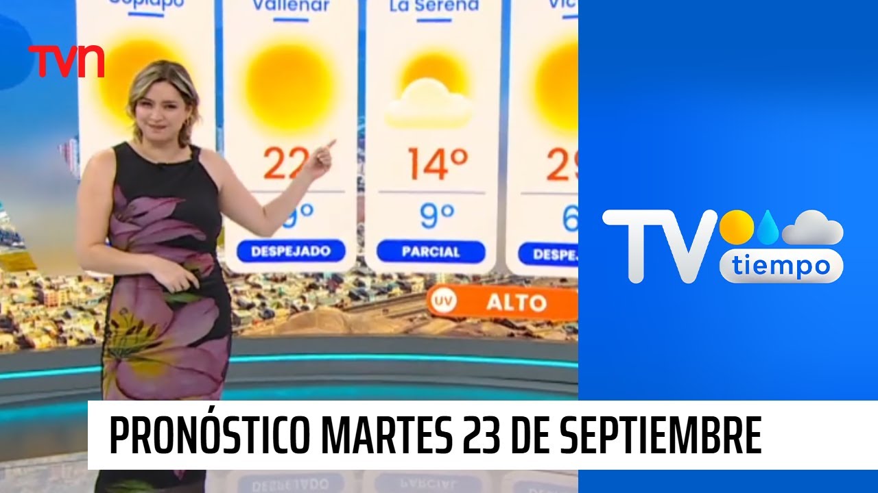 Pronóstico del tiempo: Martes 23 de septiembre 2025 | TV Tiempo