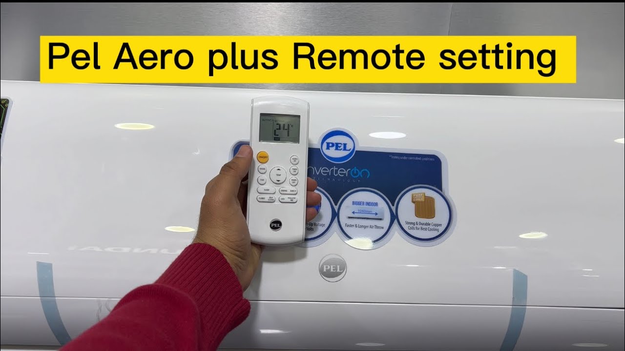 Pel Aero Plus Remote Setting 1Ton 1.5Ton