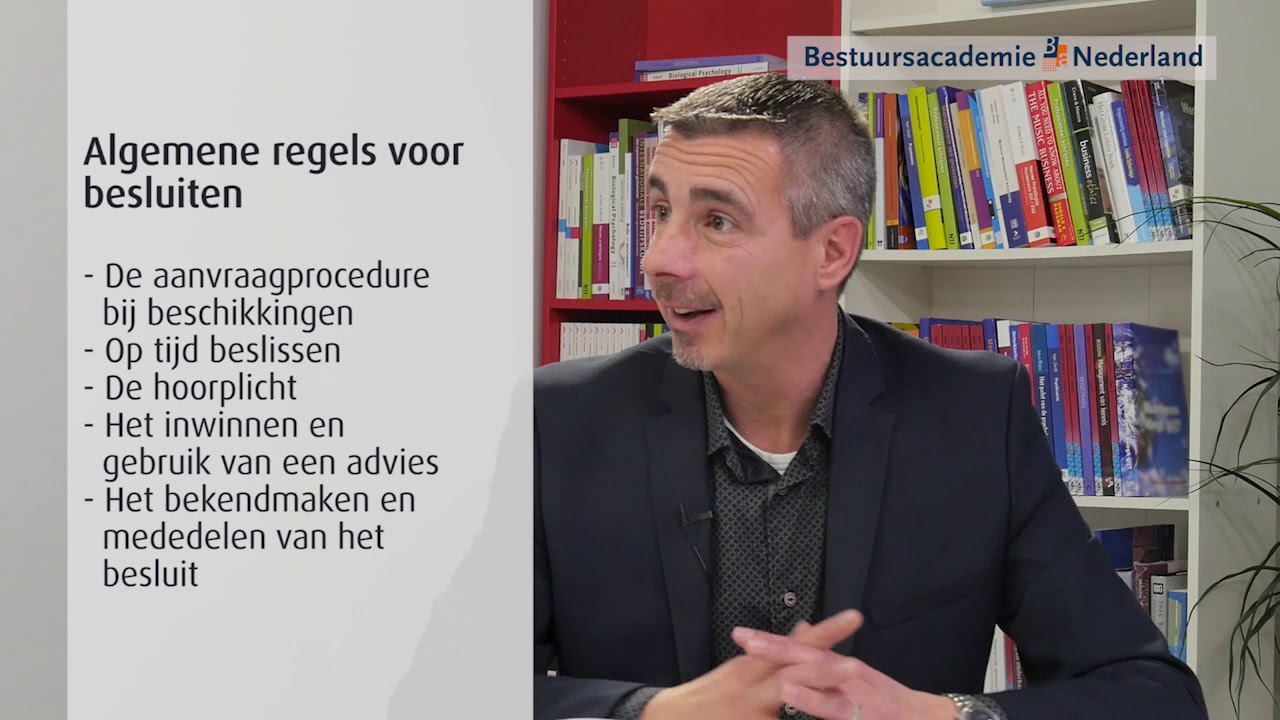Algemeen bestuursrecht | Bestuursacademie Nederland