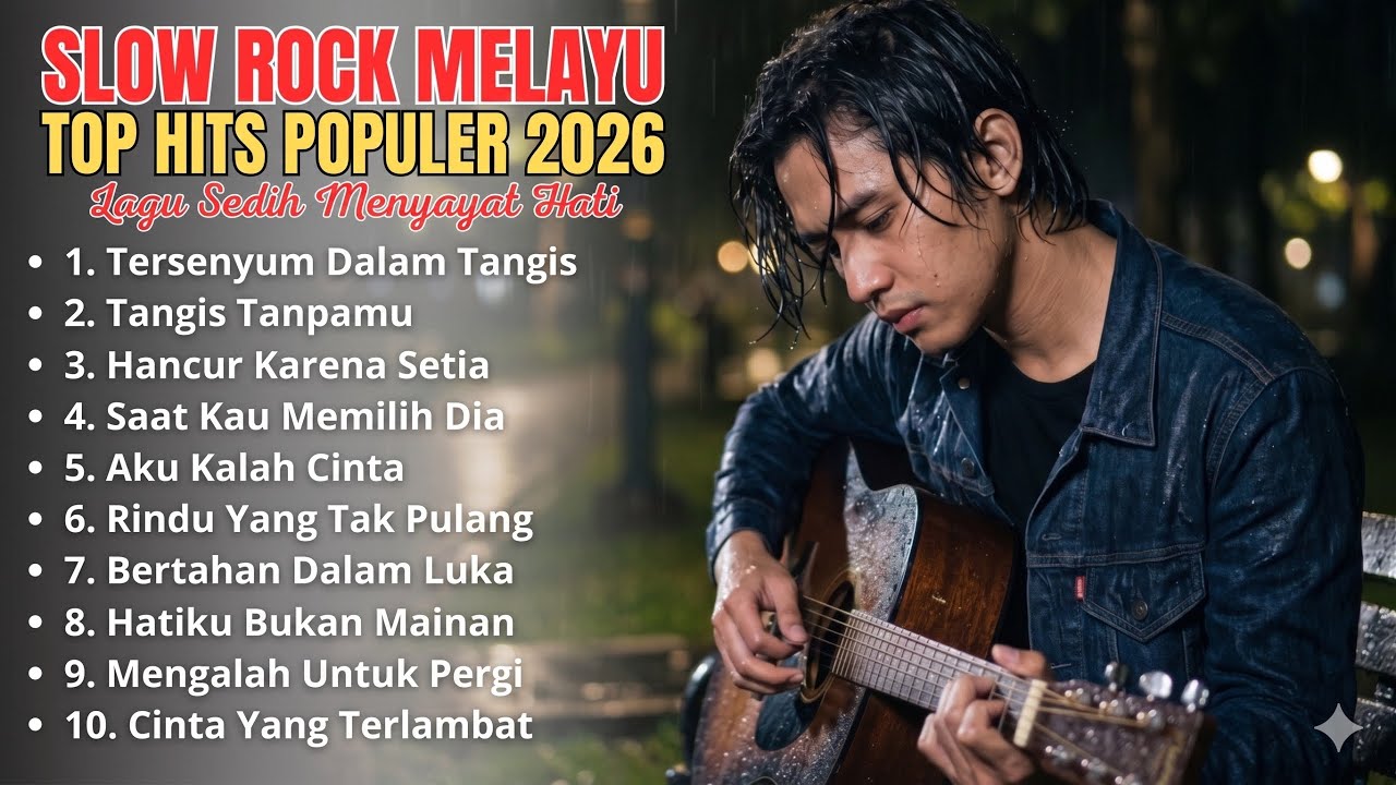 KUMPULAN LAGU SEDIH MENYAYAT HATI - SLOW ROCK MELAYU TERBARU 2026 / Lagu Pop Minang / Slow Melayu🎶