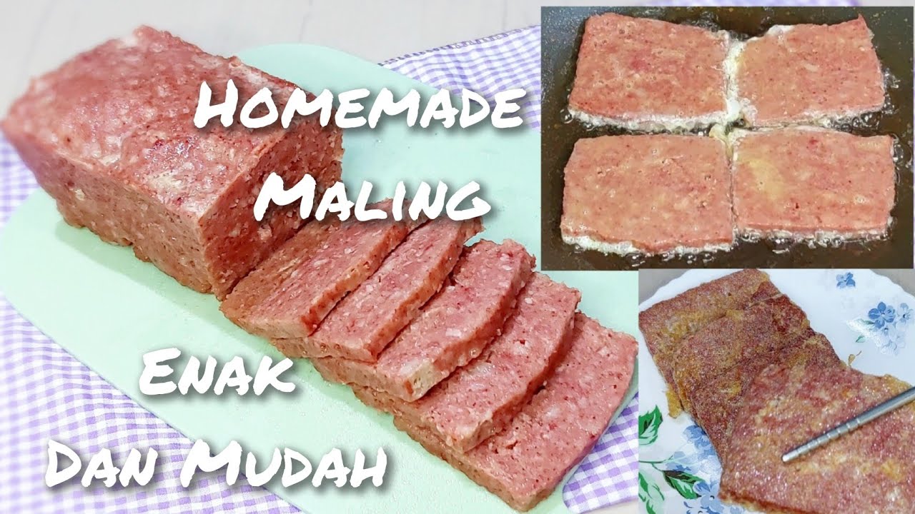 Homemade Maling ~  SPAM Babi | Homemade Luncheon Meat ~ Nael Onion