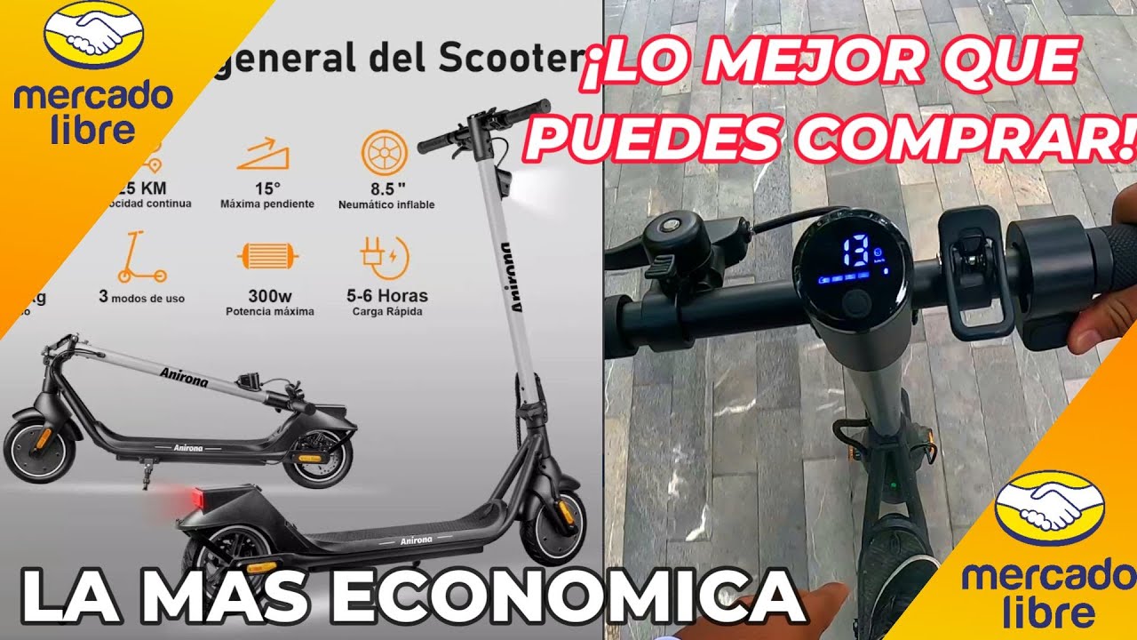 ¡Asi funciona el mejor scooter economico de mercado libre! ¡NO VAS A CREER LO QUE PUEDE HACER! ⚡😱⚡