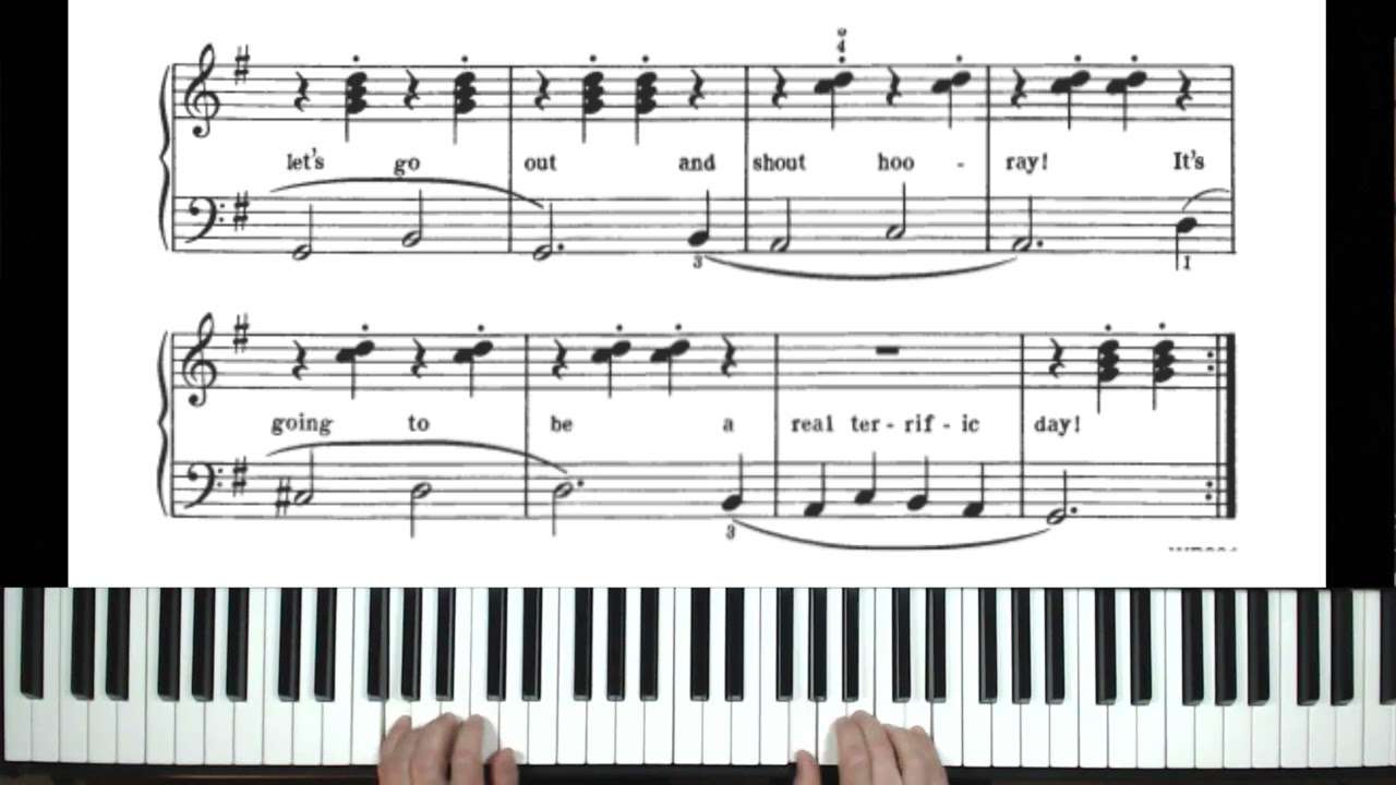 33. Bastien - Livello 1 - Il nuovo giorno - piano tutorial by Antonio De Angelis