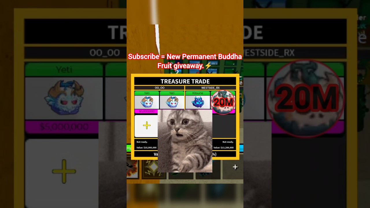 W/L.?😱 Trading 2 Yeti For Kitsune.💀📈    #bloxfruits #roblox #trending #shorts #trendingshorts