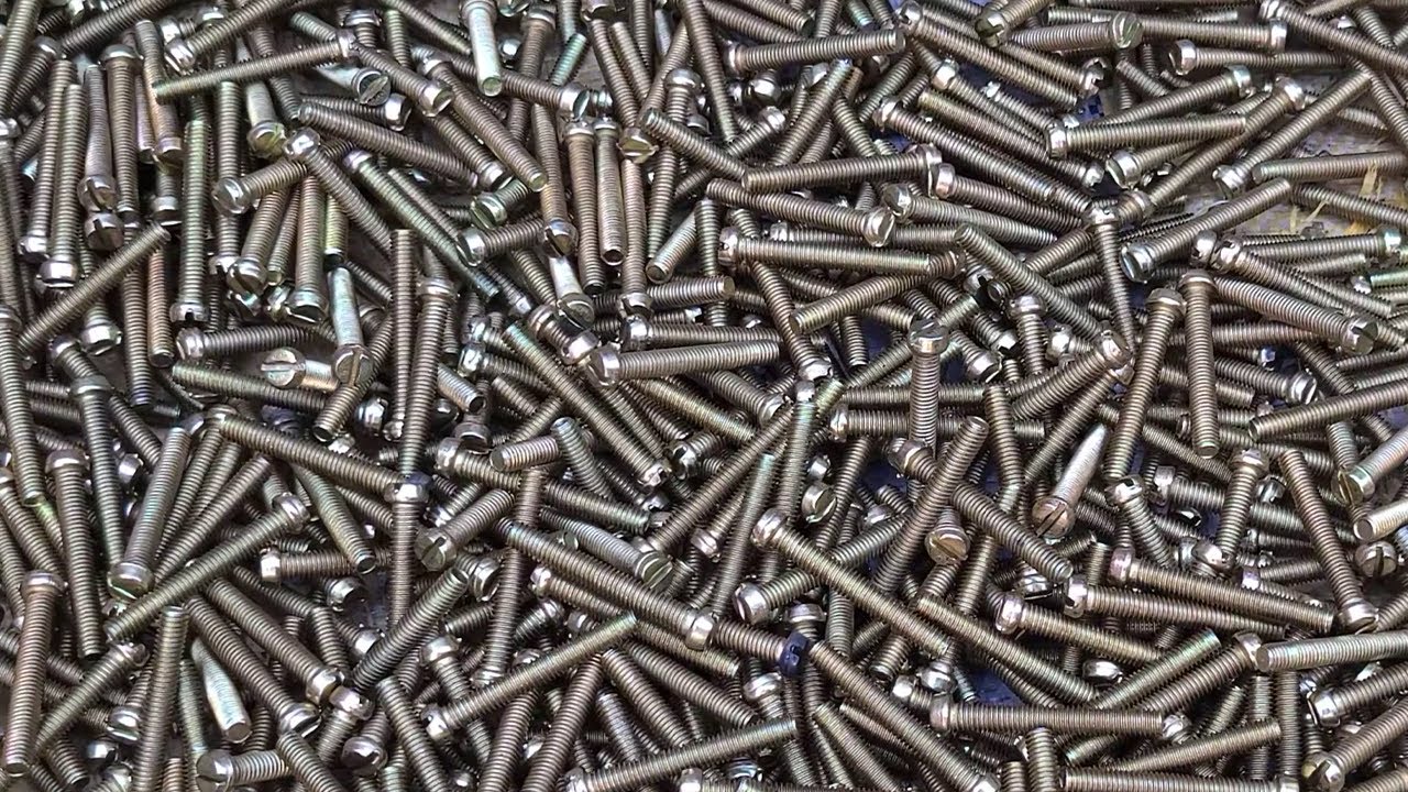 How Screws Are Made || Screw Manufacturing Process