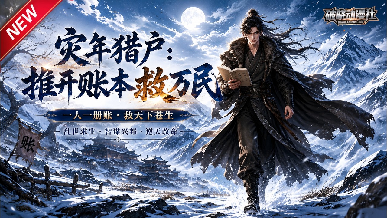 MULTISUB📢新番上线《灾年猎户：摊开账本救万民》第1~114集丨痴傻少年清醒护寡嫂，赈灾破贪斗劣绅，带领村民渡过荒年守一方安宁！#最新漫剧 #破晓动漫社