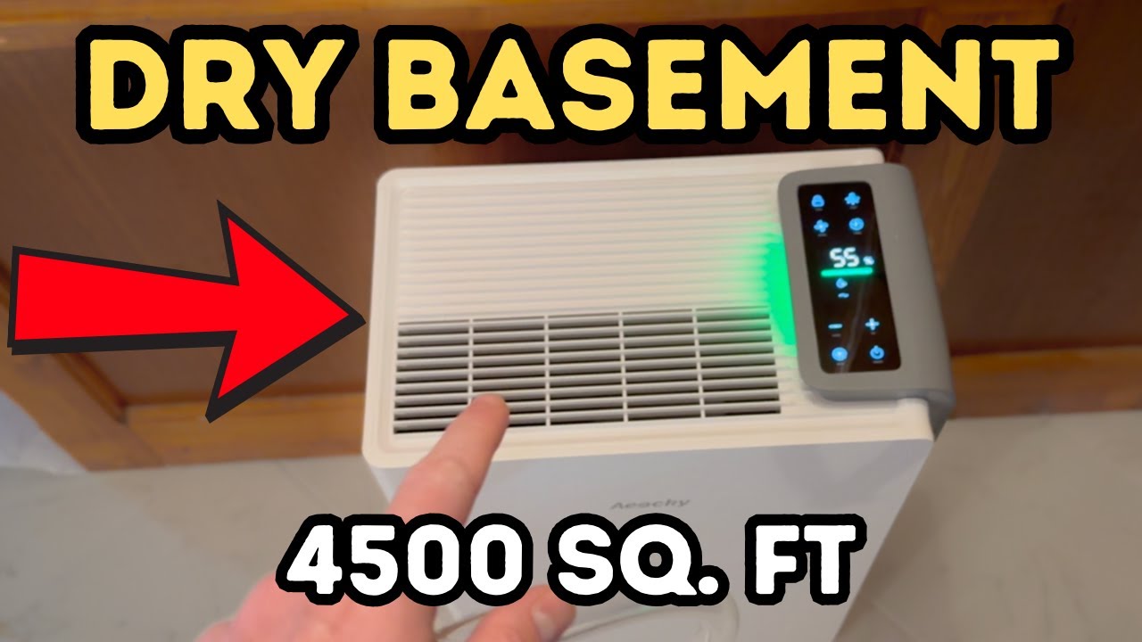 Best Basement Dehumidifier 2025? Aeocky 4,500 sq ft Honest Review + Setup