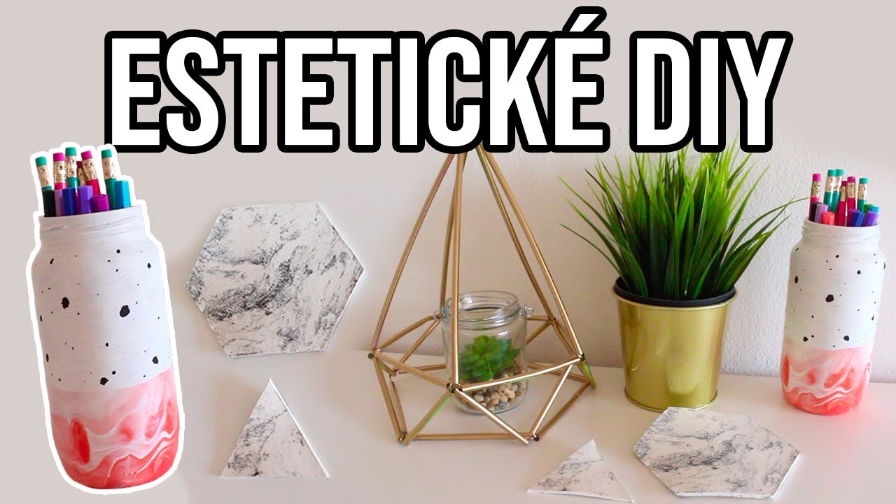 Estetické DIY DEKORÁCIE  do izby!