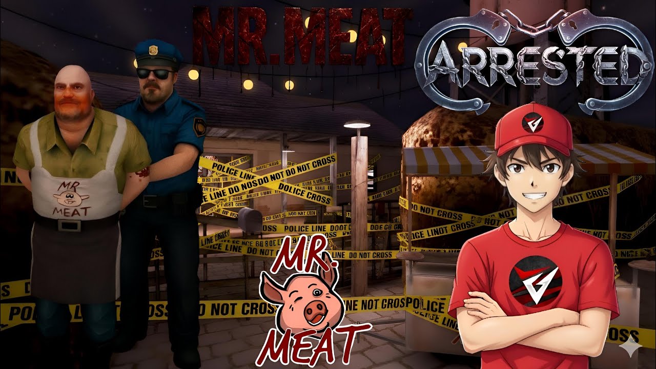 Mr Meat 1 Gameplay | Pig Attacked Twice 😱 | Finally Arrested Mr Meat Ending