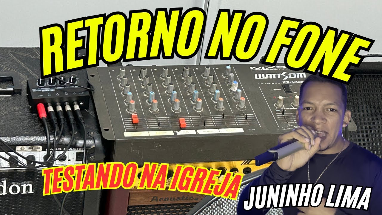 Retorno via fone na igreja sem power play
