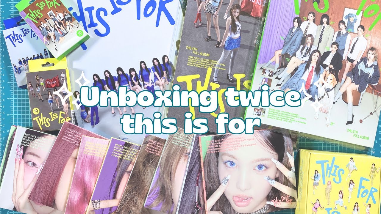 Album Unboxing ✶ twice this is for ✶ all versions + signed, target