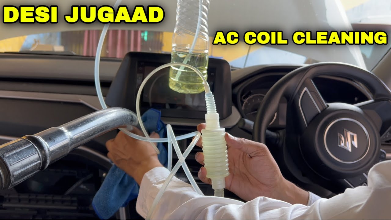 All Car Ac Coil Cleaning System Without Open Dashboard ||Home Made Coil Cleaner