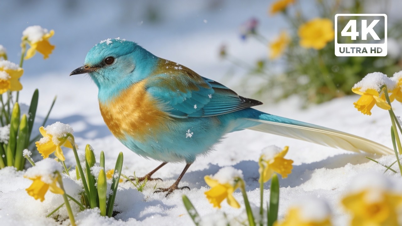 Peaceful Late Winter Bird Sounds ❄️ Relax, Heal, and Sleep Better