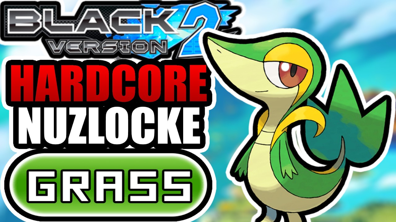 Pokémon Black 2 Hardcore Nuzlocke - GRASS Types Only! (No items, No overleveling)