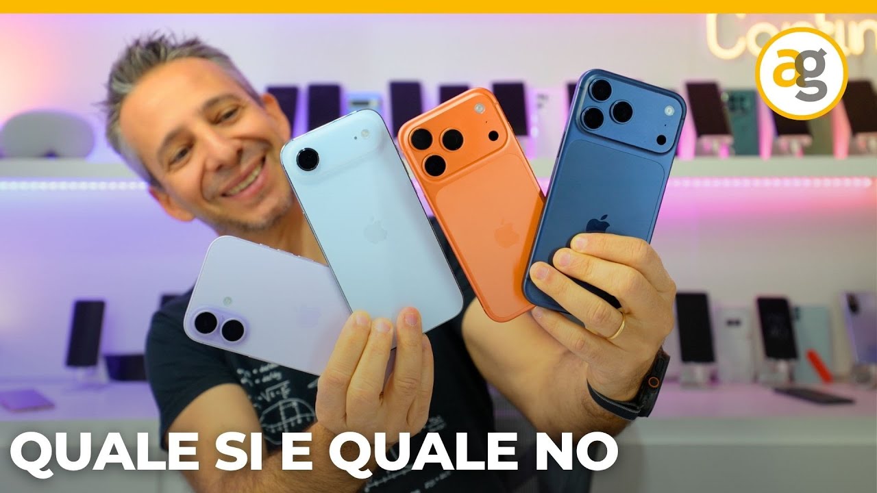 QUALE iPHONE 17 HA SENSO COMPRARE? Liscio, pro o Air? RECENSIONE 17 Pro Max