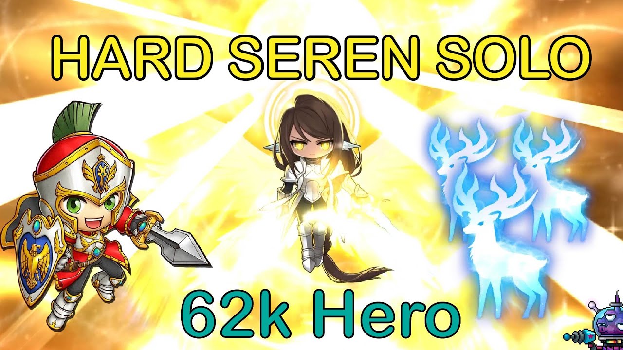 Maplestory Reboot Solis - 62k Hero Hard Seren solo