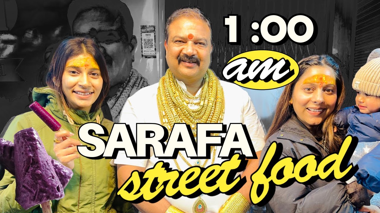 Indore’s Sarafa Market at 1 AM 😱 | Midnight Street Food Heaven!