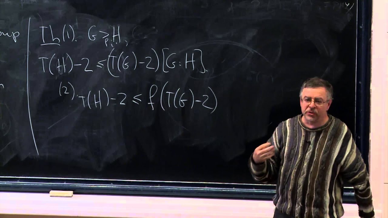 Mark Sapir - The Tarski numbers of groups.