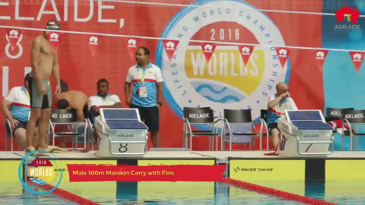 100Mts Arrastre de Maniquí Masculino. Salvamento Acuático Deportivo - EPSA ARG