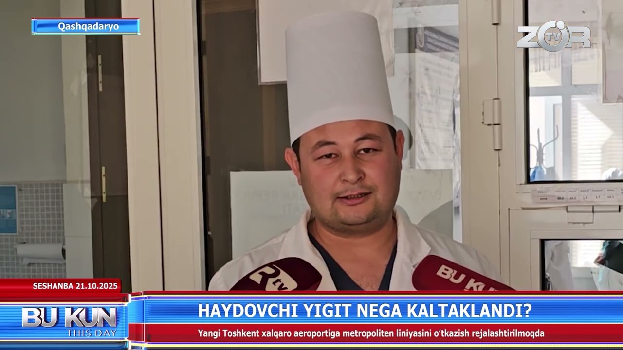 BU KUN  - HAYDOVCHI YIGIT NEGA KALTAKLANDI?