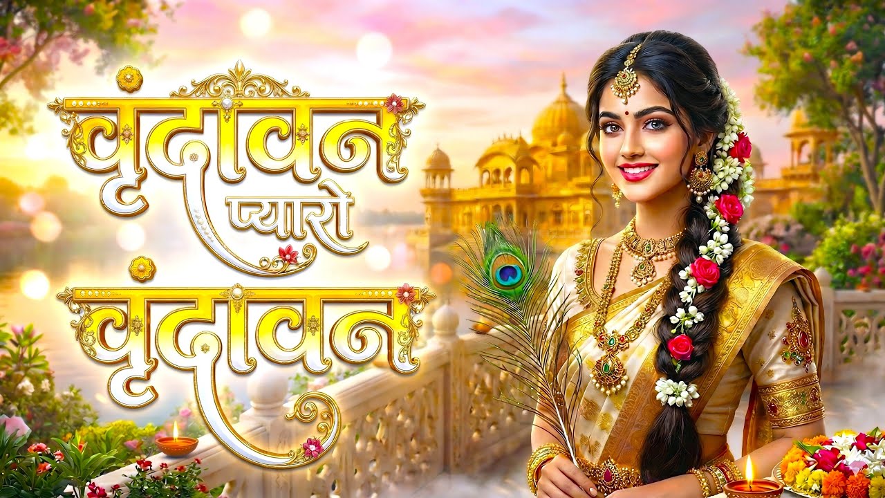 Vrindavan Mero Vrindavan | Pyaro Vrindavan | वृंदावन रसामृत | Krishna Bhajan वृंदावन प्यारो वृंदावन