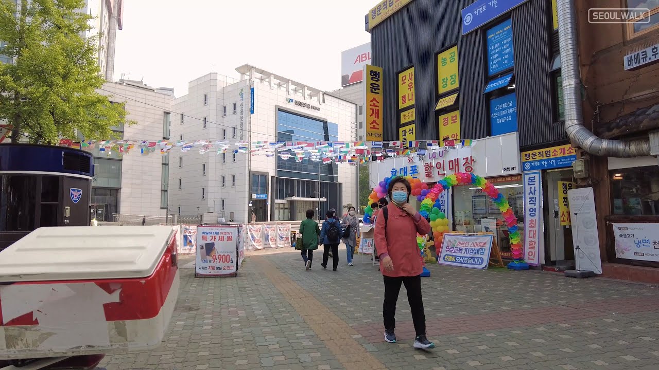 Walk from Sinseol-dong to Dongdaemun station 신설동역에서 동대문역까지 【DJI Pocket 2】