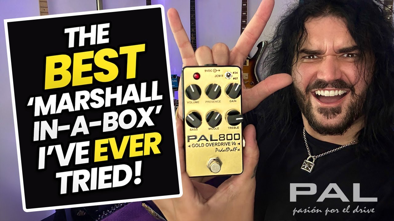 Get INSTANT Hot Rodded Marshall Tones With The PAL800 V4 Overdrive By PedalPalFx!