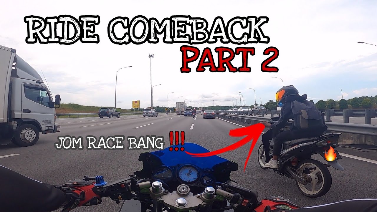RIDE COMEBACK!!! PART 2 | TAK PUAS!!! | KAWASAKI NINJA RR 150