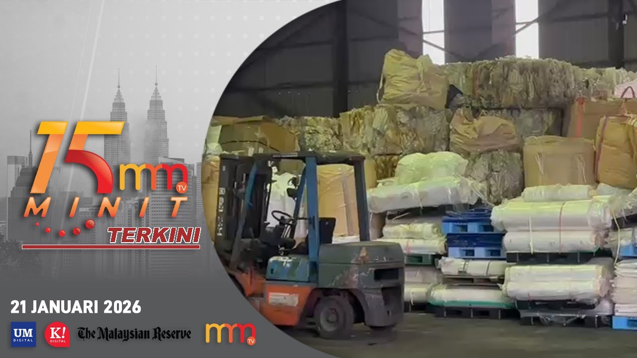 Warga asing dalang seludup 3,000 kontena e-waste | 15 MINIT TERKINI MMTV 21 Januari 2026