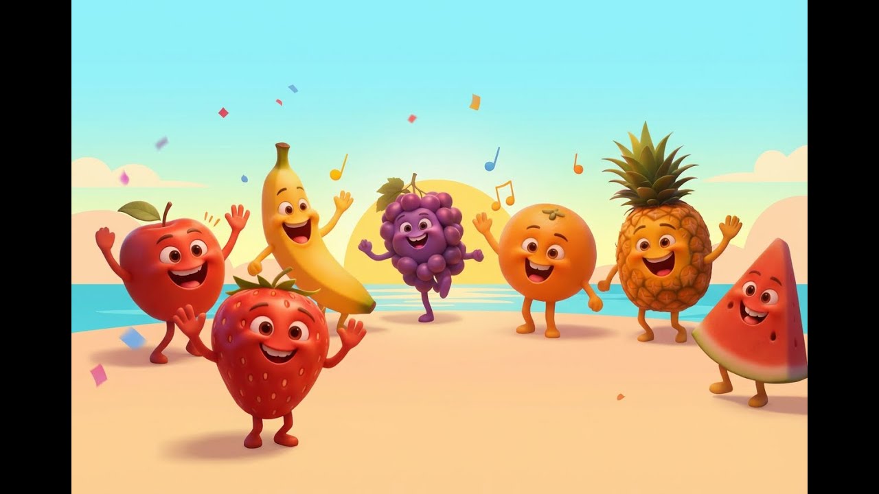La Danse des Fruits 🍎🍌 | Chanson Enfants | Bouger et Manger Santé