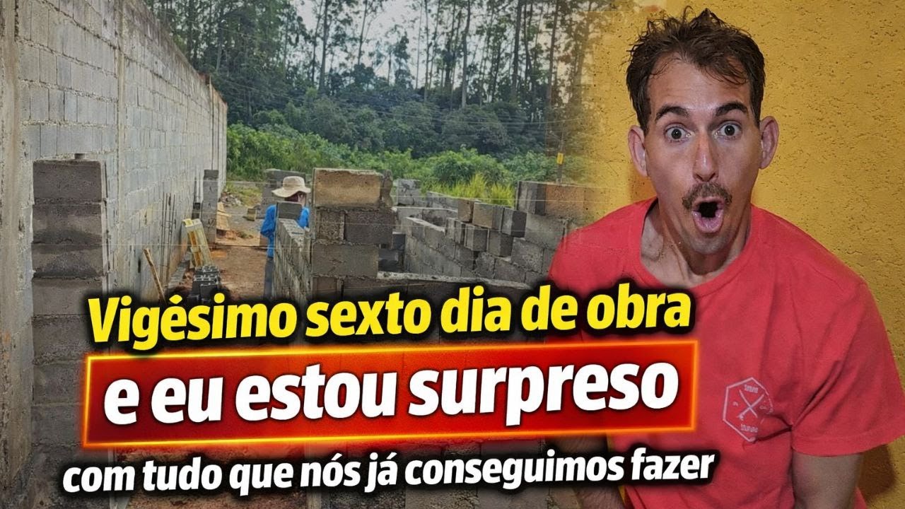 Os blocos acabaram no 26º dia da obra… e agora?