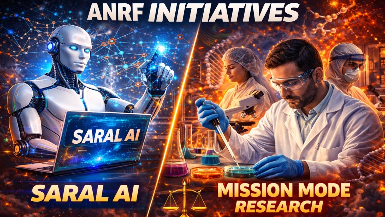 Подробное описание миссий ANRF SARAL AI и MAHA | Новая стратегия Индии в области исследований и и...