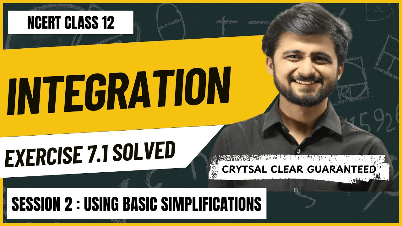 Chapter 7 Integrals | Exercise 7.1 Solved | Class 12 Maths NCERT | New NCERT solutions #class12maths