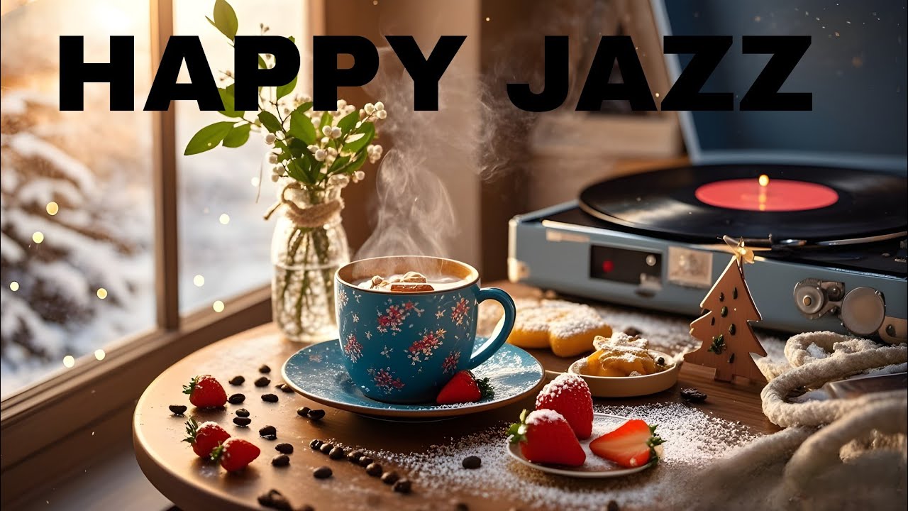 Happy Morning Jazz ☕ Relaxing Winter Coffee Jazz Music & Bossa Nova Piano Positive for Great Moods