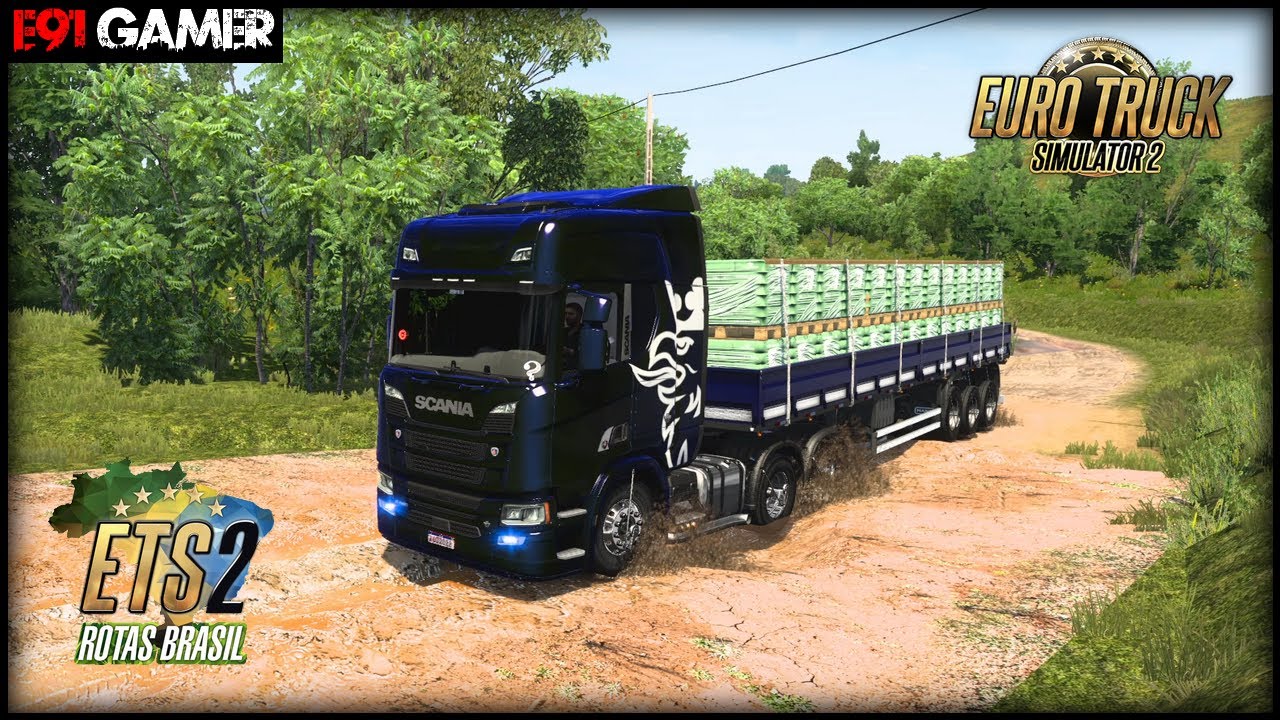 ETS 2: Mapa Rotas Brasil | Scania R580: Araraquara - São Carlos