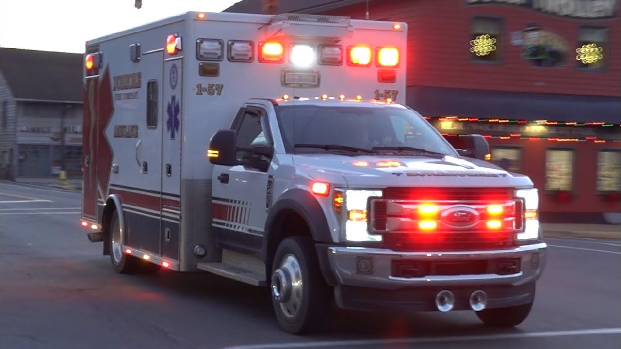 Dushore Fire Company Ambulance 1-57 Responding