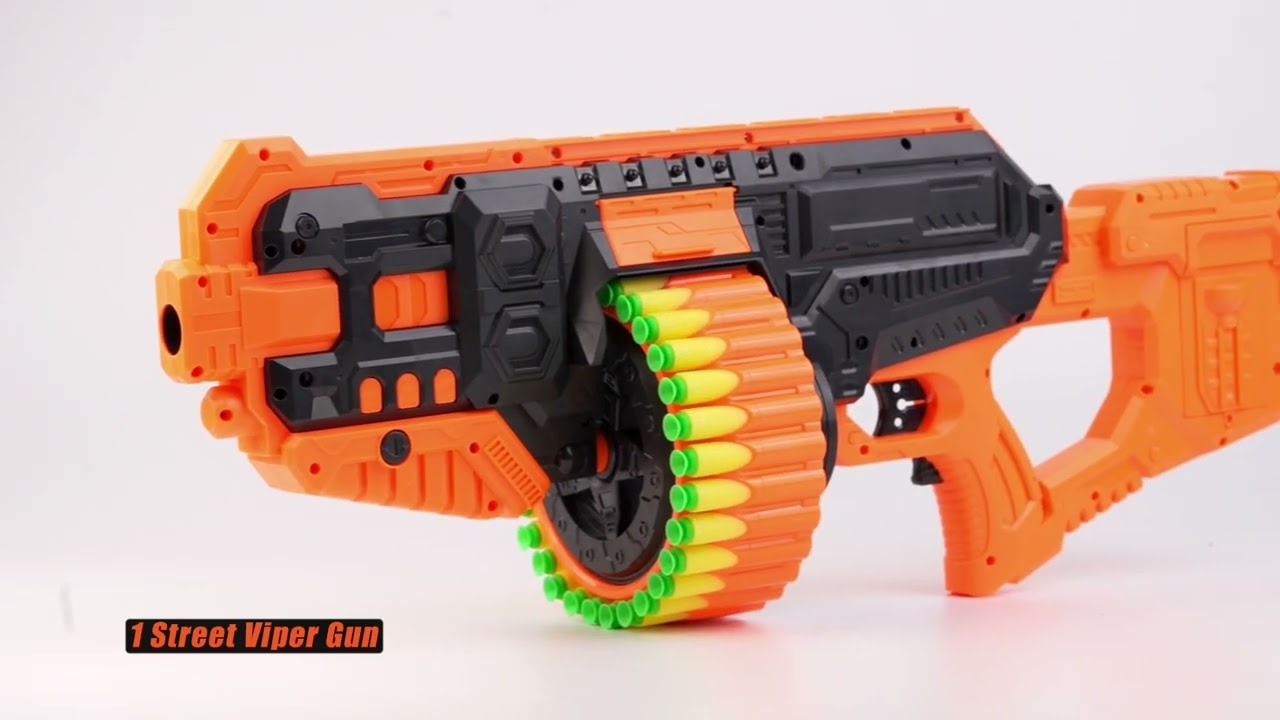 Street Viper Gun (Black-Orange)