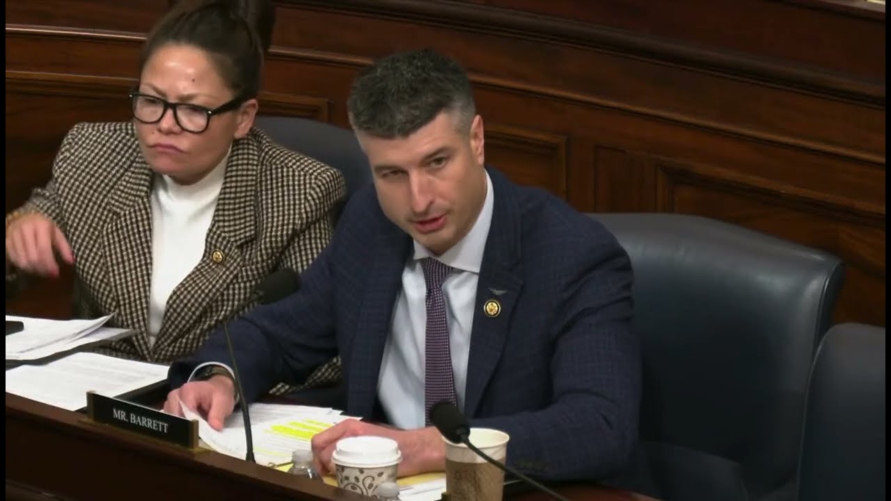 Barrett Discusses His Sharri Briley and Eric Edmundson Veterans Benefits Expansion Act