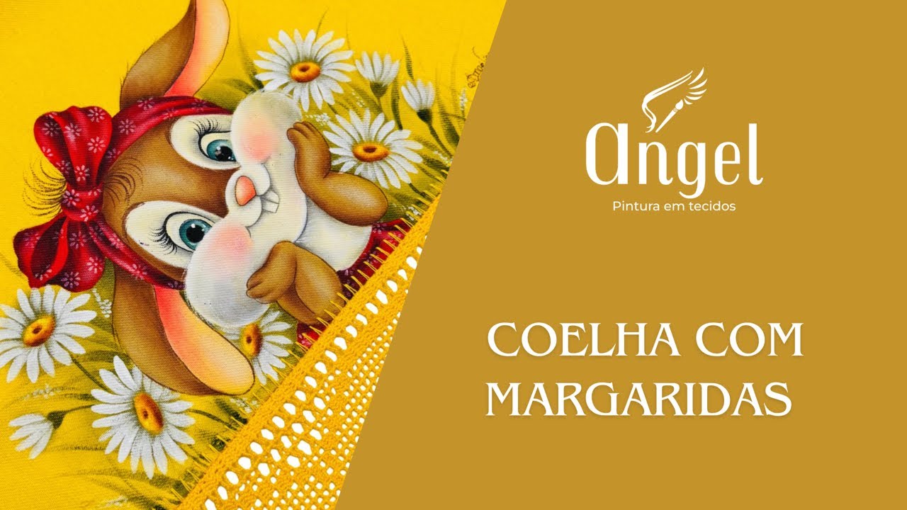Aula 01 - APOSTILA COELHINHOS DA PÁSCOA/ coelha com margaridas