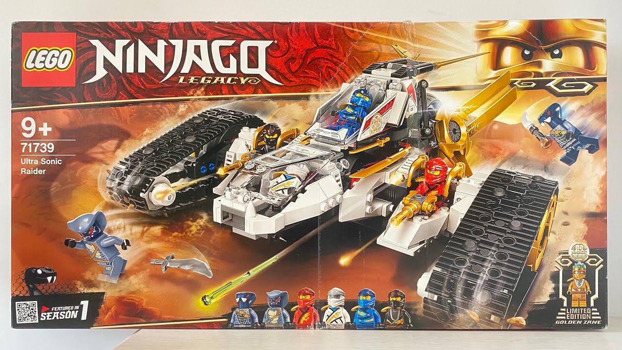 ОБЗОР ЛЕГО НИНДЗЯГО 71739 Ультра Стелс Рейдер LEGO NINJAGO Ultra Sonic Raider Сверхзвуковой Самолёт
