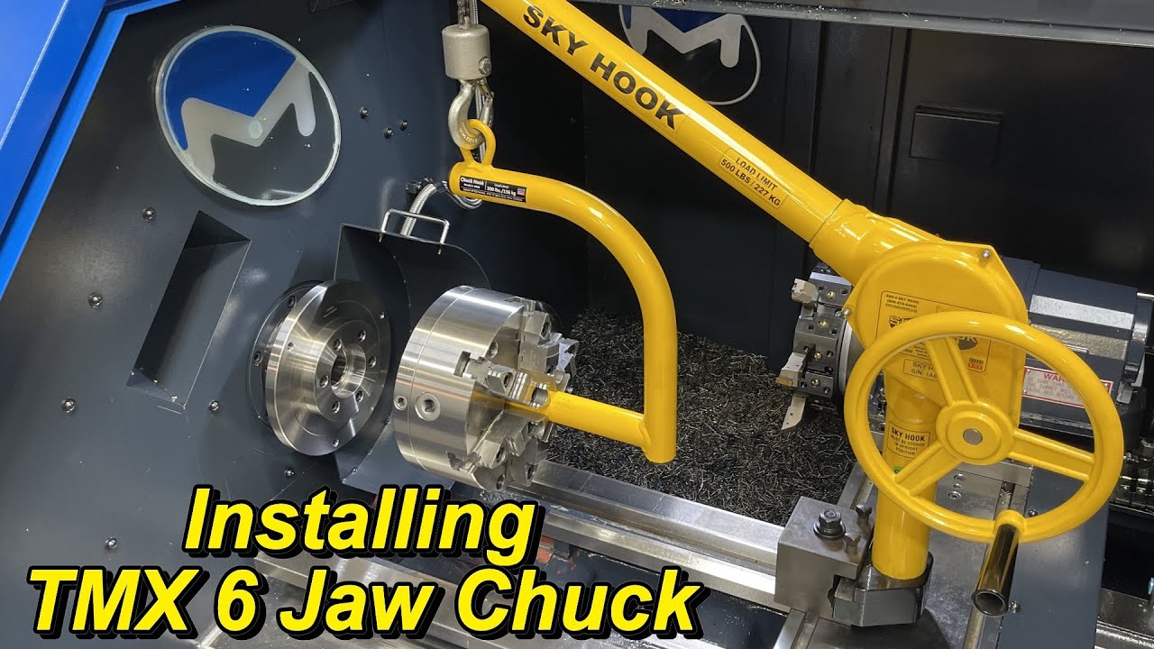 Tool Tuesday Ep.8: Installing New 6 Jaw TMX Set-True Chuck on Milltronics CNC Lathe