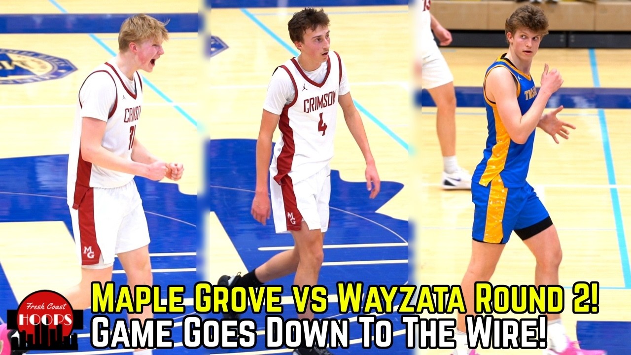 Wayzata vs Maple Grove Goes Down To The Wire! Full Game Highlights!