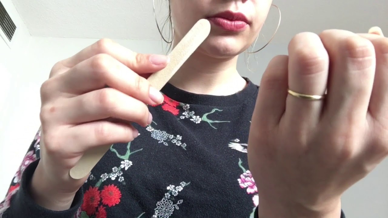 ASMR FILING & BUFFING NATURAL NAILS (no talking)